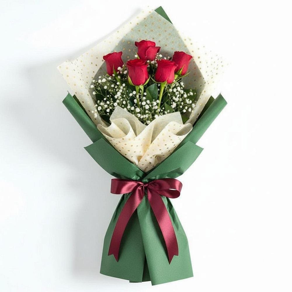 Букет цветов из: Розы в Новое