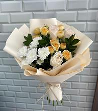 Букет цветов из:  Розы и Хризантемы #REPLACE_PRED# Новое