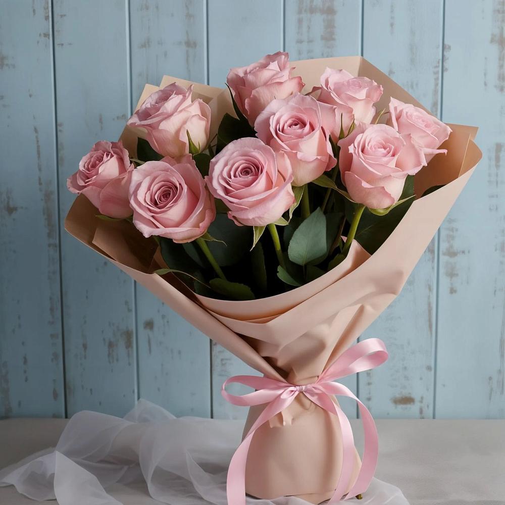 Букет цветов из: Розы в Новое