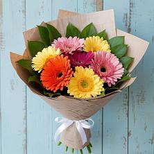 Букет цветов из:  Герберы в Новое