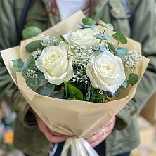 Букет Нежные грёзы в Новое Букет цветов из: Розы в Новое