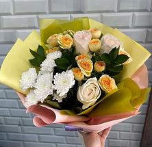 Букет цветов из:  Розы и Хризантемы #REPLACE_PRED# Новое