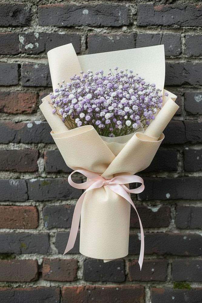 Букет цветов из: Гипсофила в Новое