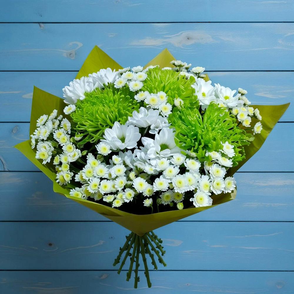 Букет цветов из: Хризантемы в Новое