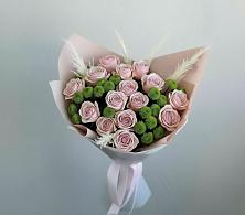 Букет цветов из:  Розы и Хризантемы в Новое