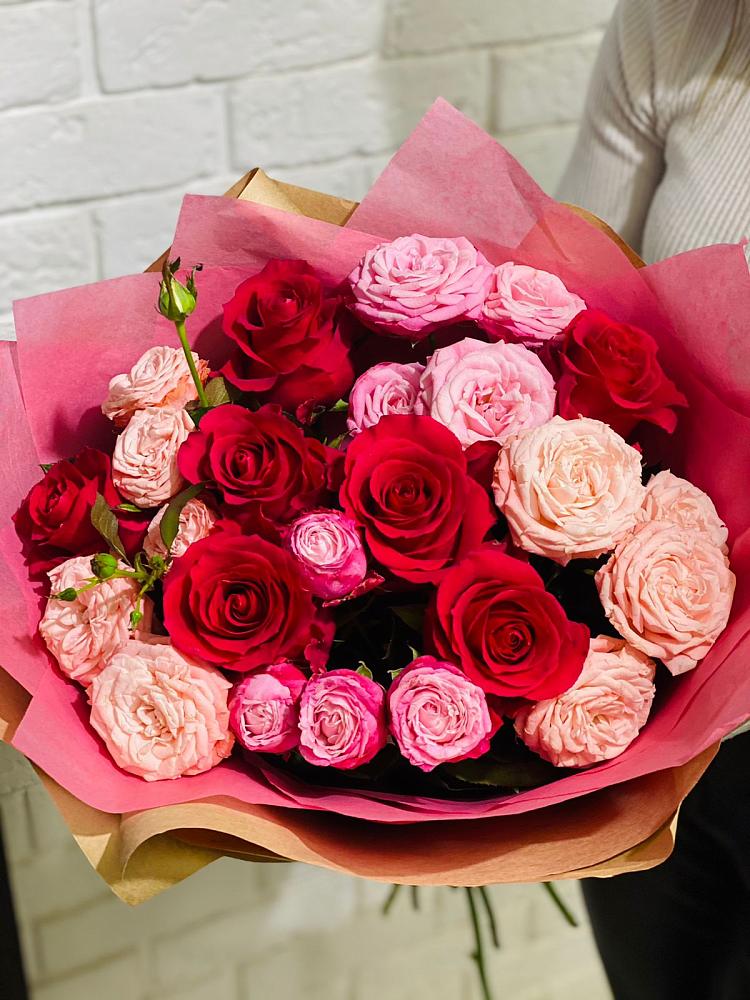 Букет цветов из: Розы в Новое