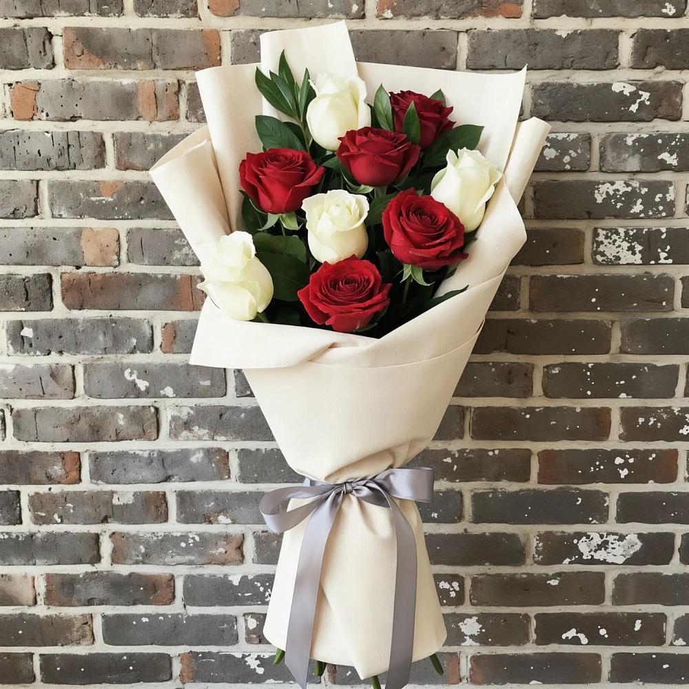 Букет цветов из: Розы в Новое