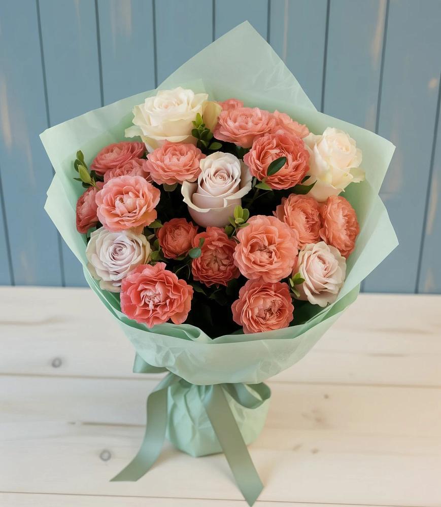Букет цветов из: Розы в Новое