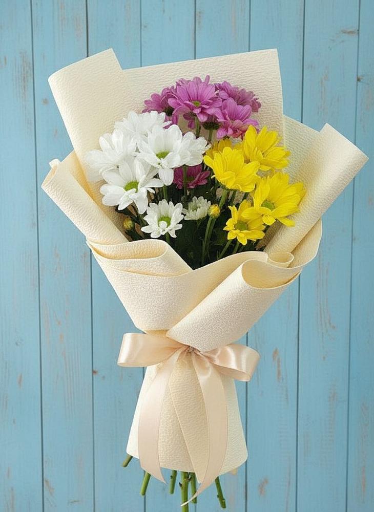 Букет цветов из: Хризантемы в Новое
