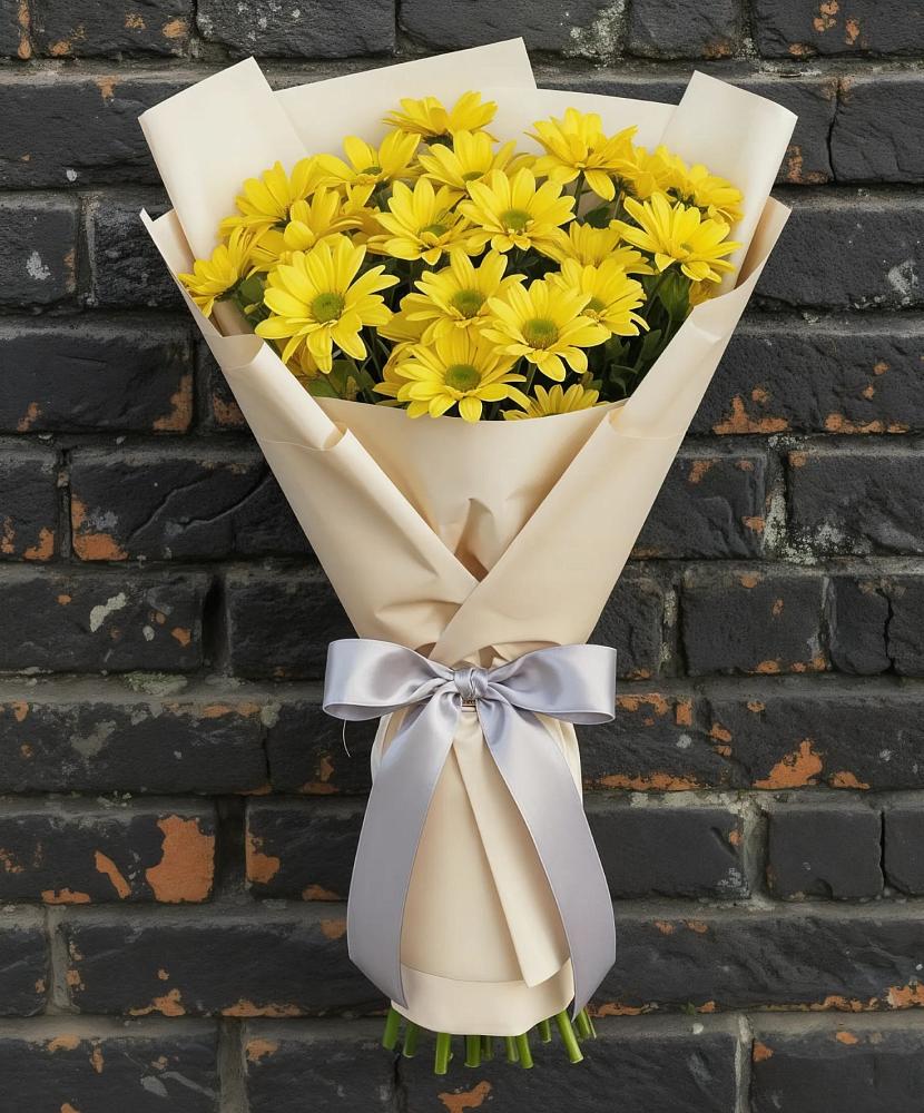 Букет цветов из: Хризантемы в Новое