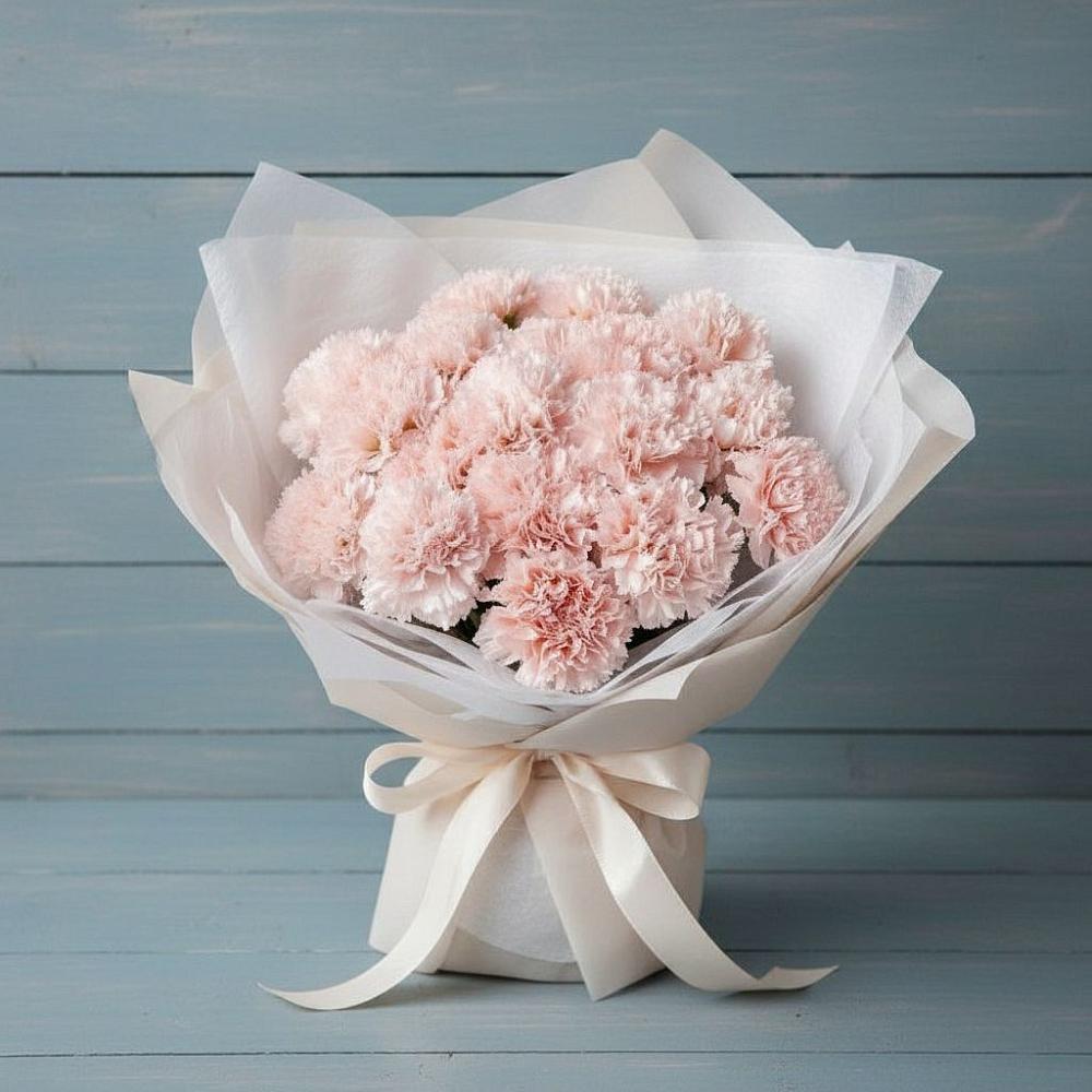 Букет цветов из: Гвоздики в Новое