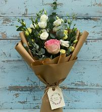 Букет цветов из:  Розы и Лизиантусы #REPLACE_PRED# Новое